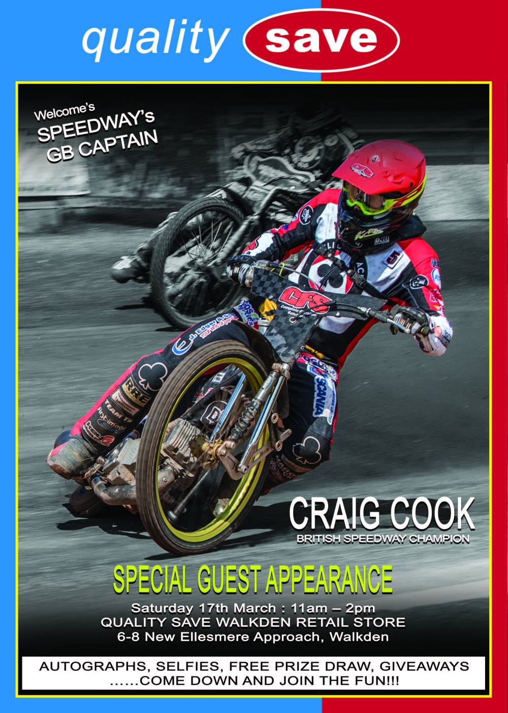 Special Guest Appearance – GB Speedway Captain