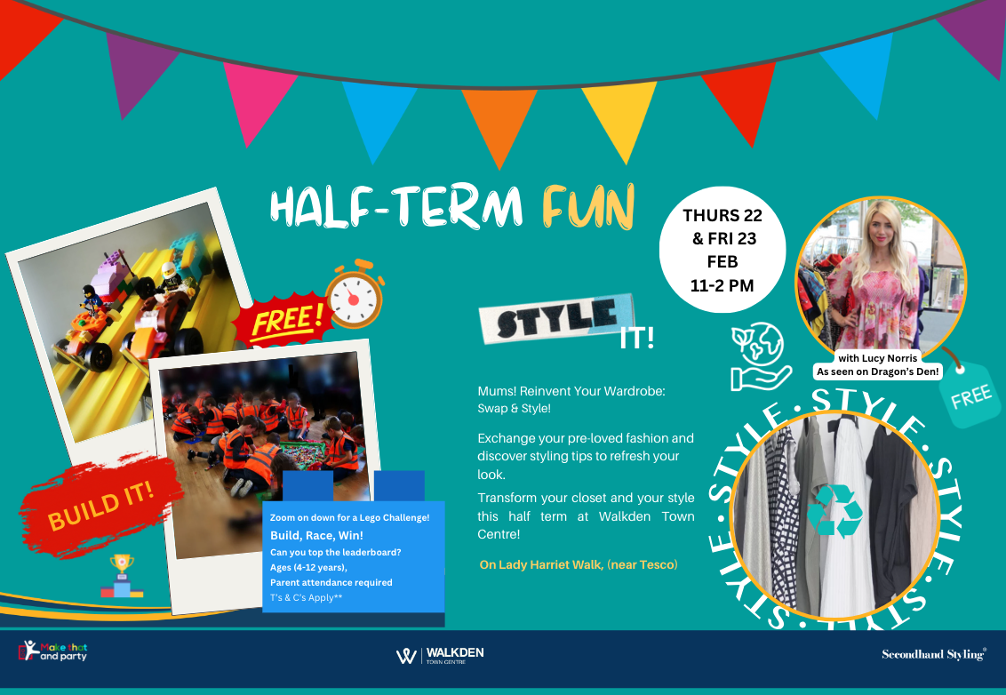 🎉 BUILD IT, STYLE IT, FREE HALF-TERM FUN! 🎉