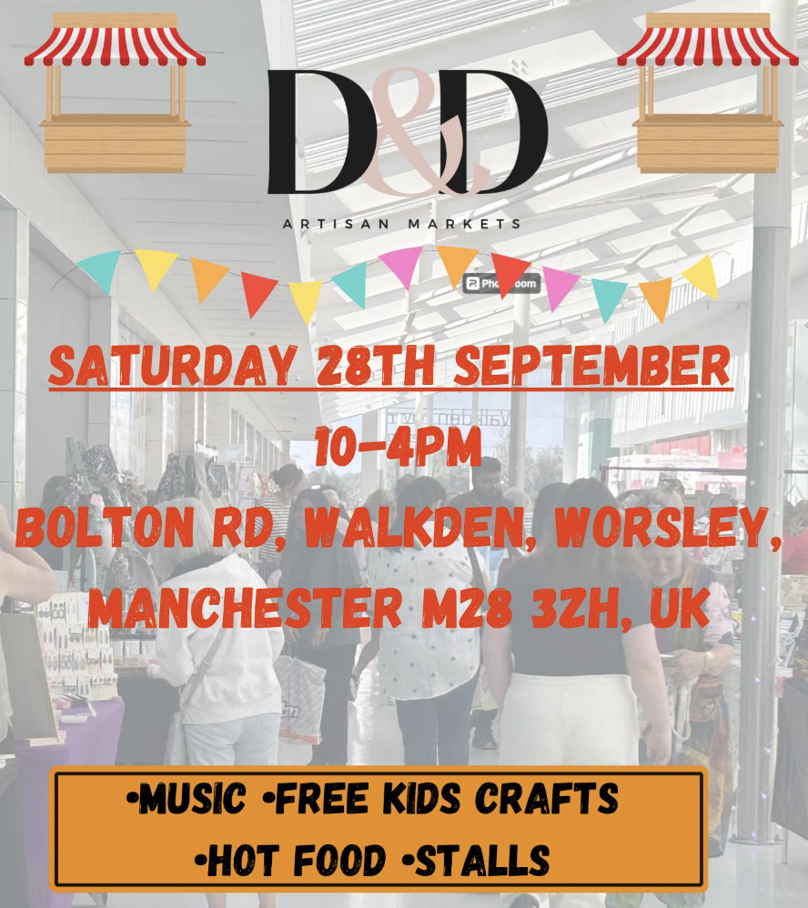 Exciting Event at Walkden Town Centre: D&D Artisan Market and Children’s Magic Show!