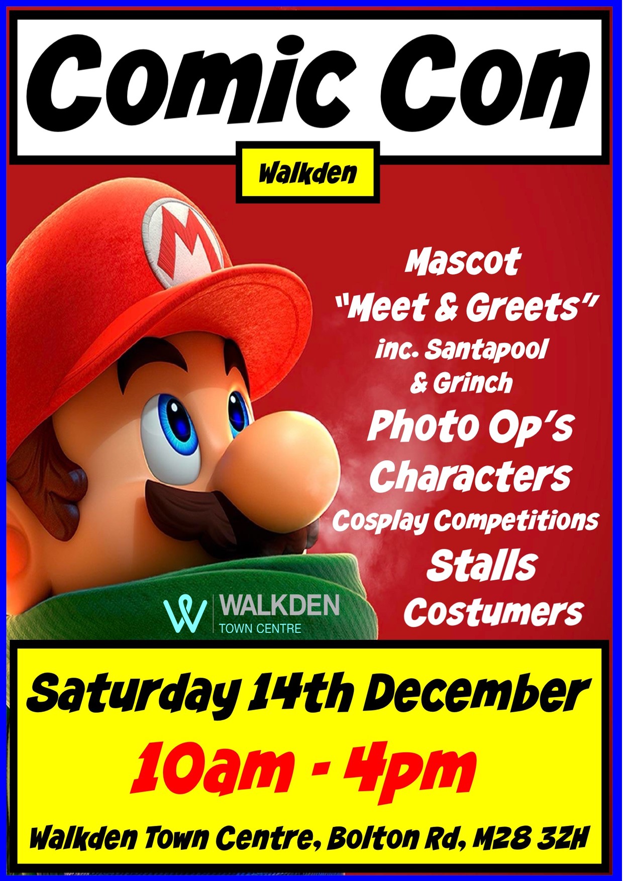 🎄 Comic Con Meets Christmas at Walkden Town Centre 🎭