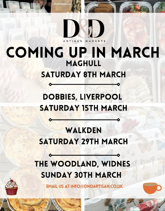 Walkden Artisan Market Returns – The Perfect Place for Mother’s Day Gifts!
