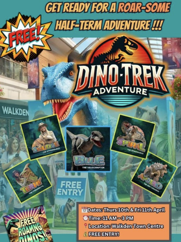 Dino Trek Adventure: A Free Roar-some Half-Term Event for the Whole Family!