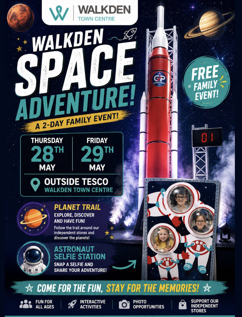 Walkden Space Adventure – Free Half Term Family Event This Week